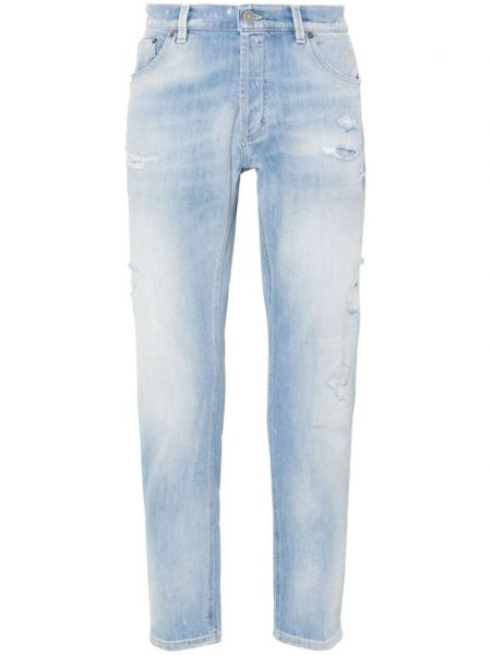 Distressed straight jeans Dondup