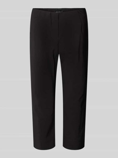 Spodnie w jednolitym kolorze Stehmann czarne