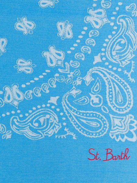 Plážové plavky s potiskem Mc2 Saint Barth modré