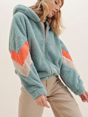 Oversize kapučdžemperis Trend Alaçatı Stili