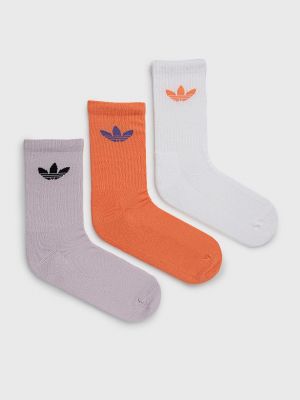 Чорапи Adidas Originals оранжево