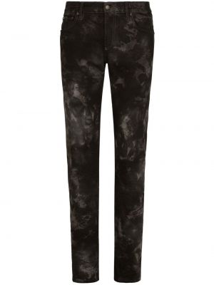 Jeans med normal passform Dolce & Gabbana svart