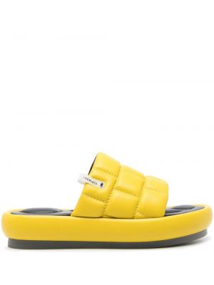 Prošivene kožne cipele Premiata žuta