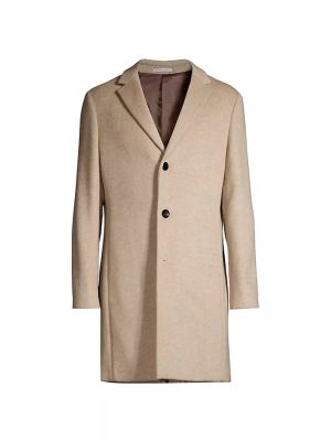 Меланжевое шерстяное пальто Reiss