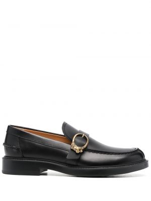 Skinn loafers Tod's svart