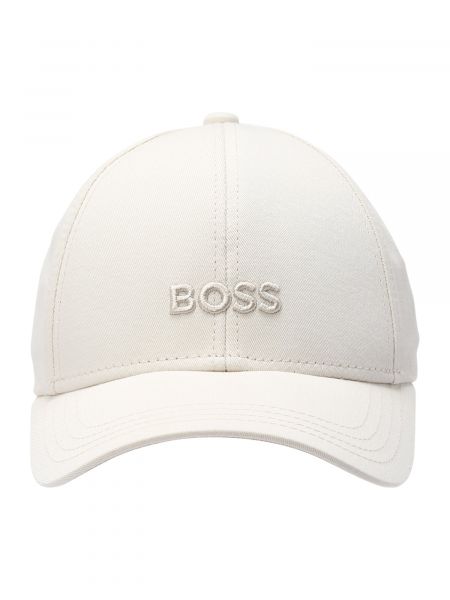Cappello con visiera Boss Black bianco