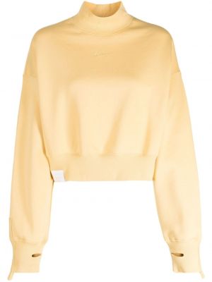 Sweatshirt mit stickerei Izzue gelb