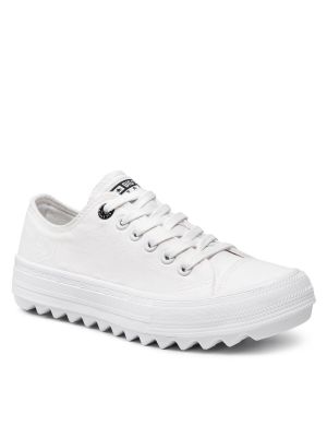 Chaussures de ville à motif étoile Big Star Shoes blanc