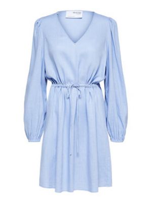 Robe Selected Femme bleu