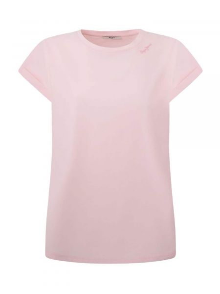Voľné priliehavé tričko Pepe Jeans ružová