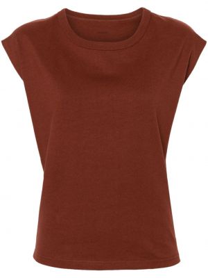 Jersey majica brez rokavov Lemaire rjava