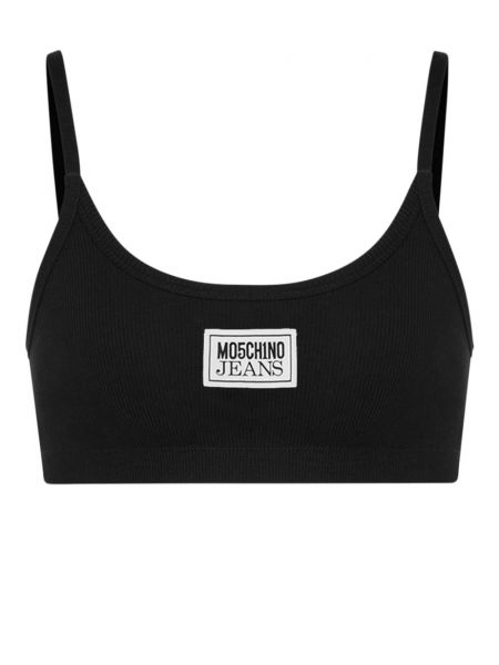 Crop top Moschino Jeans crna