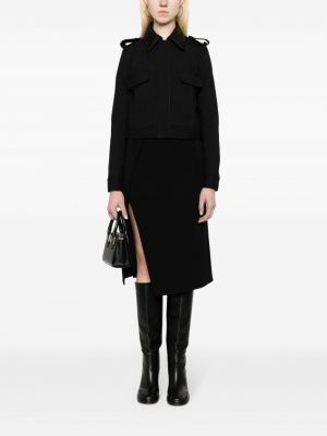 Midi šaty s knoflíky Barbara Bui černé