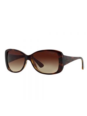 Gafas de sol con efecto degradado oversized Vogue marrón