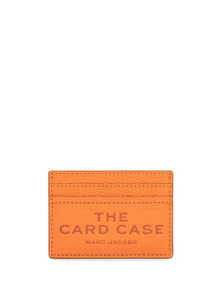 Кожено портмоне Marc Jacobs оранжево
