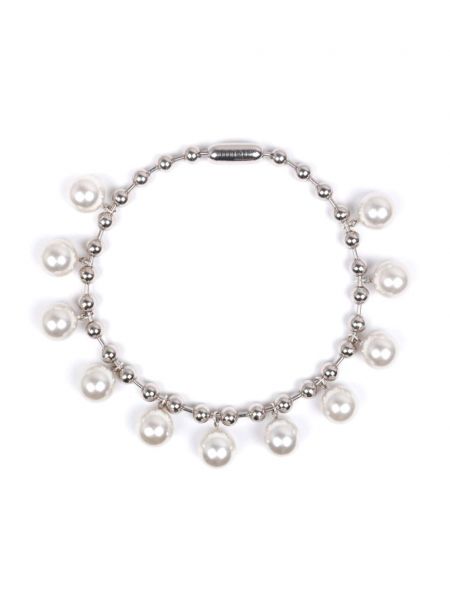 Ogrlica z perlami Julietta srebrna