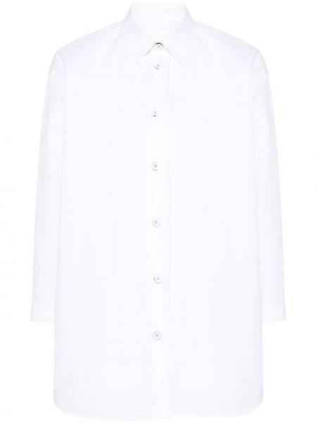 Camicia di cotone Jil Sander bianco