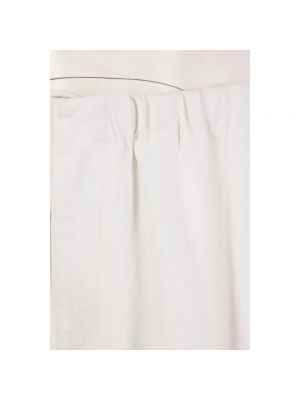 Spodnie oversize Jil Sander białe