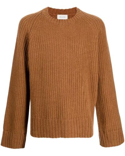Sweter z okrągłym dekoltem Bed J.w. Ford brązowy