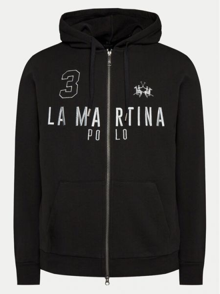 Bluza rozpinana La Martina czarna