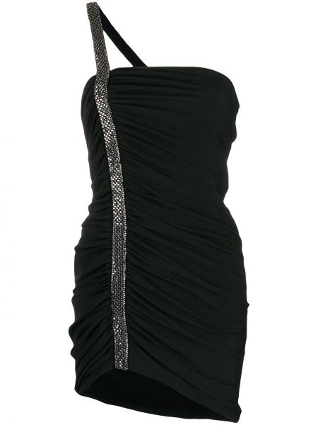 Mini vestido con apliques Saint Laurent negro