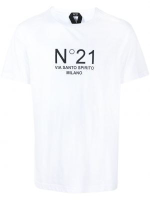Tričko Nº21 - Bílá
