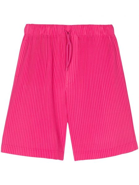 Bermudalar Homme Plissé Issey Miyake pembe