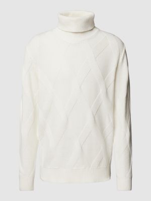 Dzianinowy sweter Lindbergh biały