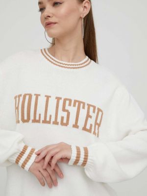 Pulover Hollister Co. alb
