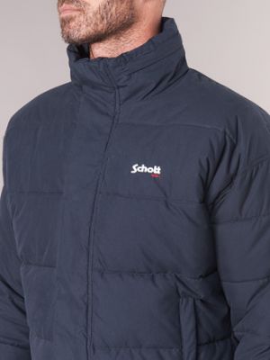 Pikowana kurtka Schott niebieska