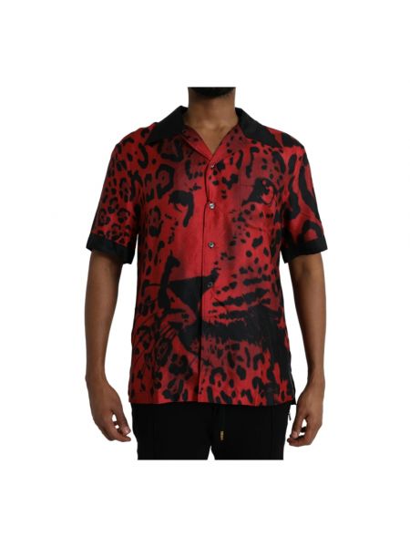 Koszula Dolce And Gabbana czerwona