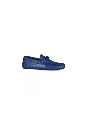 Loafers de cuero Tod's azul