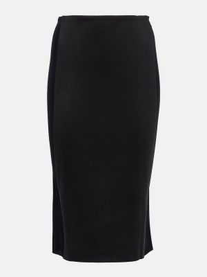Kožená sukně Stouls - Černá