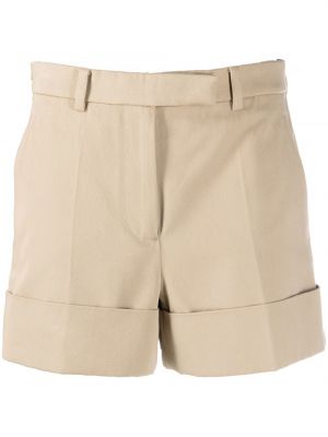 Shorts en coton Thom Browne beige