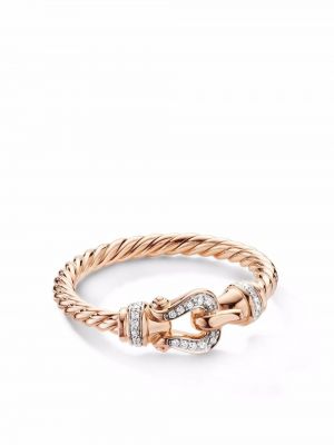 Ring mit schnalle aus roségold David Yurman