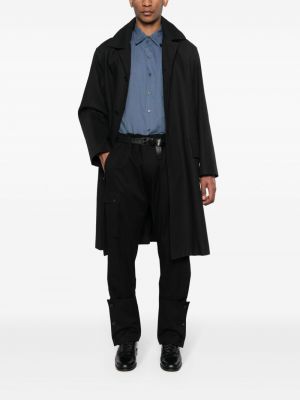 Pantalon cargo slim avec poches Yohji Yamamoto noir
