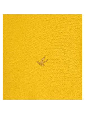 Jersey de lana de tela jersey de cuello redondo Brooksfield amarillo