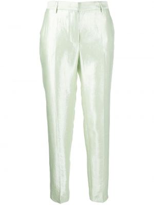 Satynowe spodnie Manuel Ritz zielone