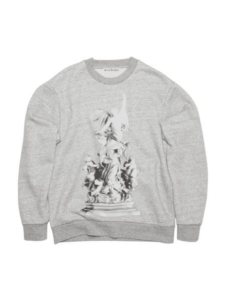 Sweatshirt mit print Acne Studios grau