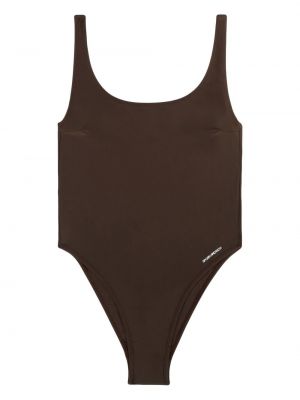 Raštuotas maudymosi kostiumėlis Sporty & Rich ruda