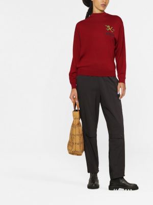 Pullover mit rundem ausschnitt mit tiger streifen Kenzo rot