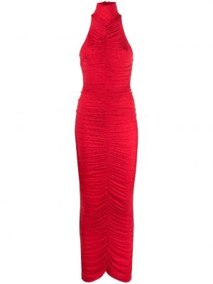 Вечерна рокля с кристали Alex Perry червено