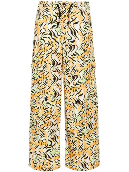 Gerade hose mit print Marni orange