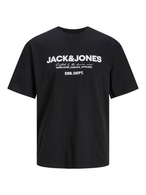 Relaxed тениска Jack & Jones черно