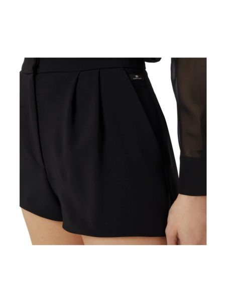 Pantalones cortos con bolsillos Elisabetta Franchi negro