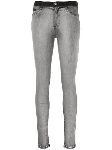 Leggings de cintura alta Philipp Plein gris