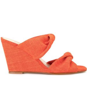 Trampki slip on Maryam Nassir Zadeh - Pomarańczowy