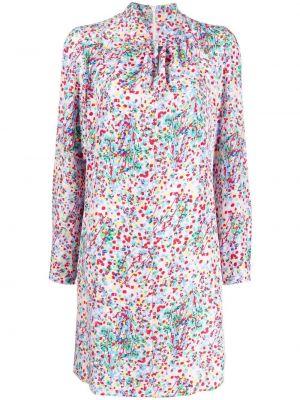 Trykt floral silke dress An An Londree rosa