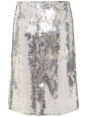 Midi sukně 16arlington stříbrné