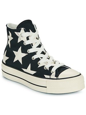 Sneakers con motivo a stelle Converse Chuck Taylor All Star nero